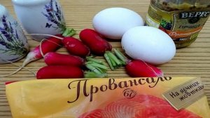Соус-намазка из редиса и яиц.
