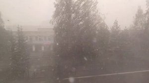 28 апреля. Башкирия. Холод, ветер, снег с дождём, град. 🥺😩😰
