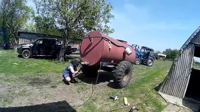 Ремонт телеги 2птс 4 и пожарная бочка про ржавела смотреть онлайн