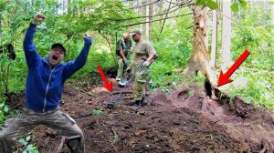 Жирные НАХОДКИ на Старой ДОРОГЕ в ЛЕСУ! Не зря Приехали на КОП, Лопата и Карманы ПОЛНЫ ХАБАРА!