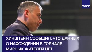 Хинштейн сообщил, что данных о нахождении в Горнале мирных жителей нет