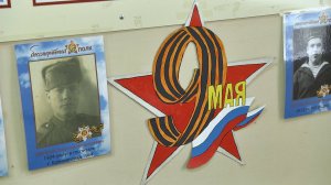 Памятные стенды с портретами участников Великой Отечественной войны (2025-04-28)