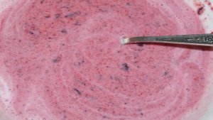 Желе из черной смородины и банана