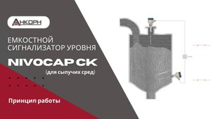 Емкостной сигнализатор уровня для сыпучих NIVOCAP CK. Принцип работы