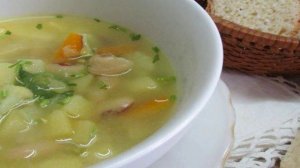 Суп с фасолью и цветной капустой