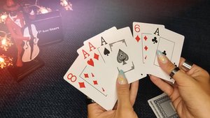 Пасьянс Четыре туза АСМР Тихим голосом