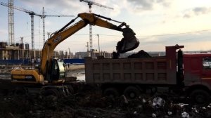 Экскаватор для детей. Развивающее видео