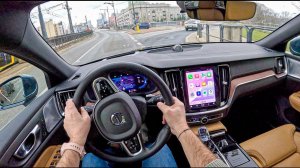 VOLVO V60 T6 350 HP - POV TEST DRIVE  Тест драйв авто