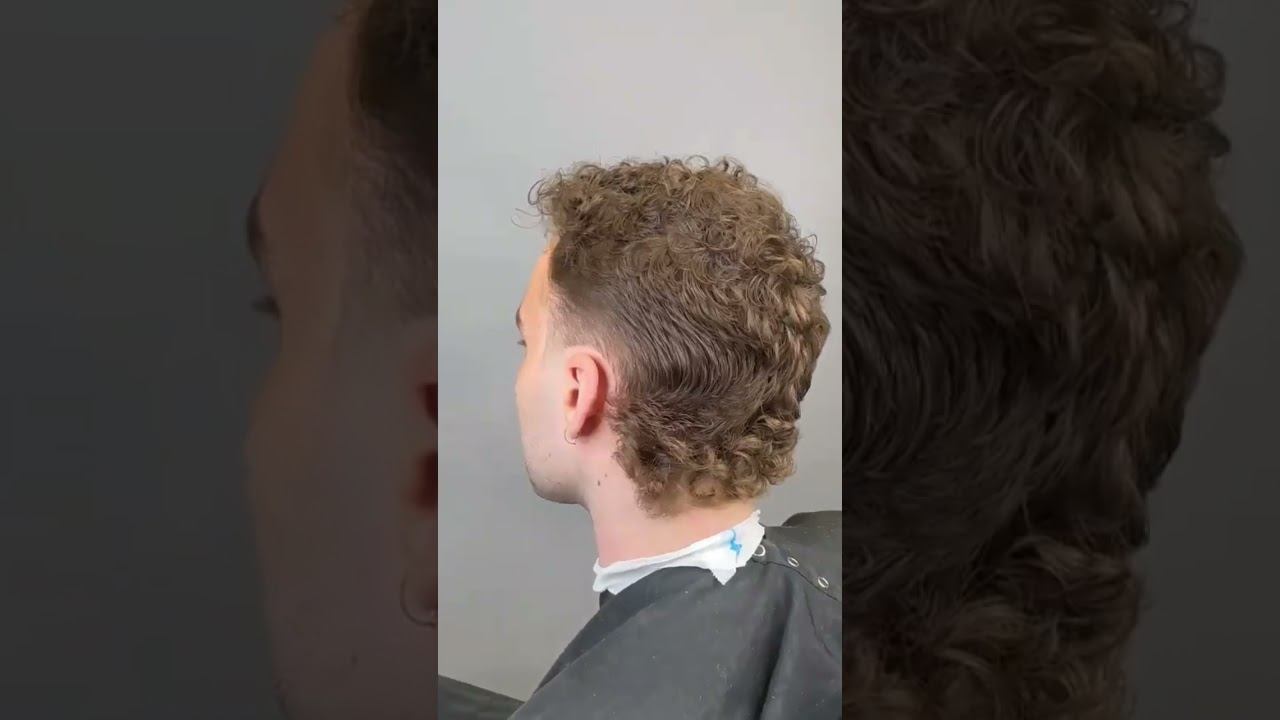 Стрижка маллет / Мужская Стрижка / Как выглядит мужской маллет смотреть онлайн