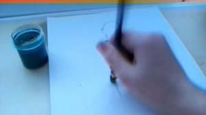 Рисунок с помощью ластика и красок!!!!!