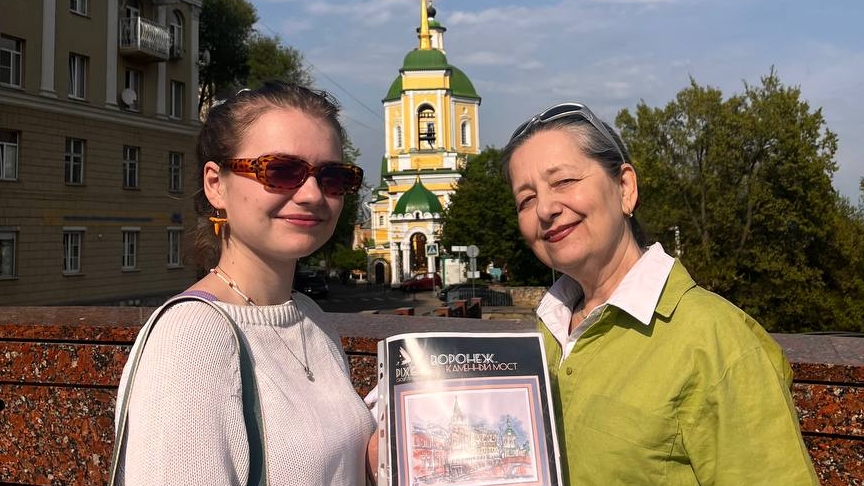 VLOG вышивальный и не только Место сюжета Каменный мост Воронеж Встреча вышивальщиц