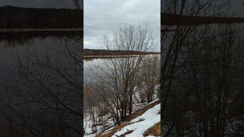 12.04.2024г. Подвижка река Кама.