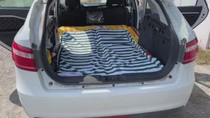 Сборы в поездку. Спальное место в Весте SW