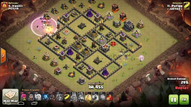 JUSTICE vs PETLYA - ТУРНИР ЛВК!! | Clash of Clans
