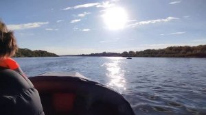 На лодке Гладиатор 380 pro с мотором 9.9 по реке Оке сентяб?