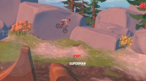 Flow Bmx,a game where you should do tricks in an unending road/course.
