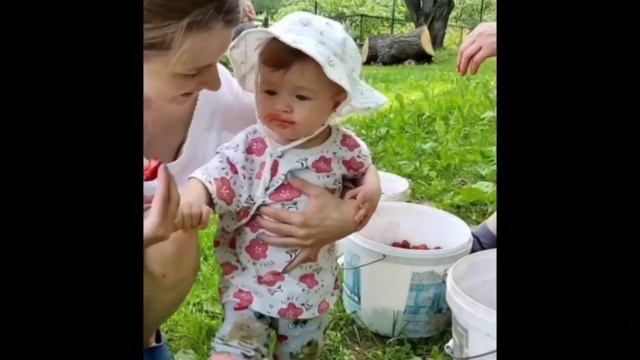 ВЛОГ: Декрет в деревне| Вводим клубнику🍓 Активно ходим| Жаркое лето