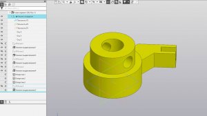 Работа в Компас 3D V22 - Вариант 23Б с чертежом