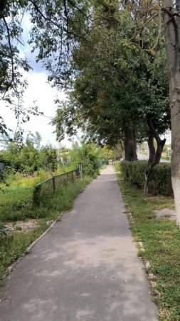 В городе по дорожке
