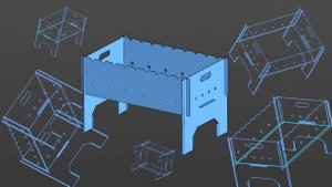 Как создать сборку МАНГАЛА в 3д в КОМПАС 3D. Урок
