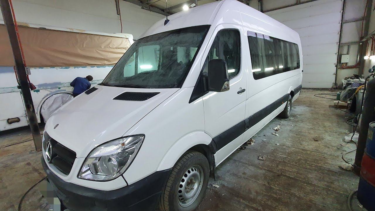 З дня из автохлама в лялю Mercedes-benz sprinter ФИНИШ качественная художественная лепка покраска