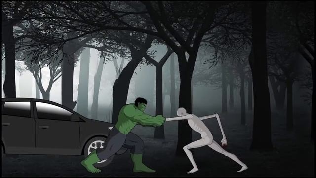 СКРОМНИК SCP-096 VS ХАЛК РЕАКЦИЯ МУЛЬТФИЛЬМБИТВЫ (Mad Sirian)