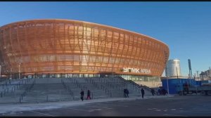 Противопожарные роботизированные установки на «УГМК-Арена» производства "ПОЖТЕХСПАС"