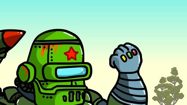 Битва БАТЯ ТАНК против СИЛ ЗЛА - Танковая Дичь (Анимация) смотреть онлайн