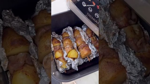 Готовим привычные блюда для мангала в аэрогриле Demiand 🍖