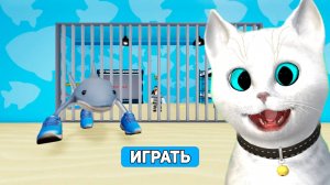 ПОБЕГ ОТ СУМАСШЕДШЕЙ АКУЛЫ ТРАЛАЛЕРО ТРАЛАЛА В РОБЛОКС КОТЁНОК КРОНОС
