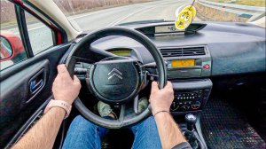 2006 CITROEN C4 1.6 110 HP - POV TEST DRIVE  Тест драйв авто от первого лица