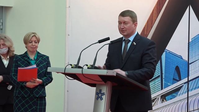 Открытие "Россиской Строительной Недели" и выставки RosBuild 2021 в ЦВК "Экспоцентр", 09.03.2021 г.