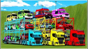 Машинки летают и прыгают! Развивающие мультики Машины помощники. Мультфильмы про машинки