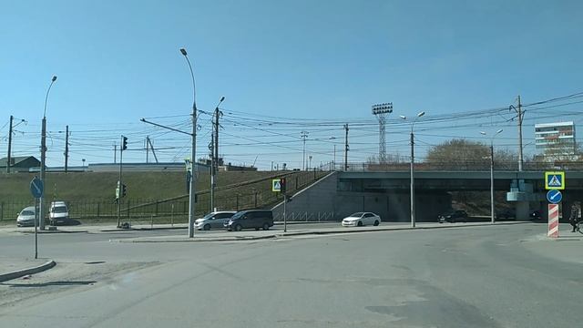 Новосибирск от Большевистской через Димитровский мост до отворота на Станционную 2-ю