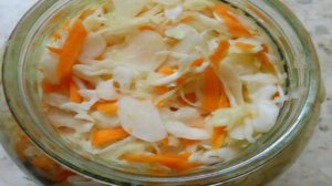 Капуста быстромаринованная