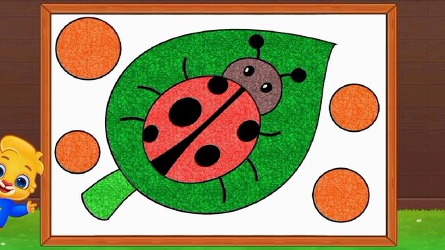 Drawing Colors#coloring #color #утка#жук смотреть онлайн