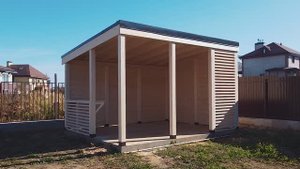 Съёмка беседки для компании "Беседдкин"