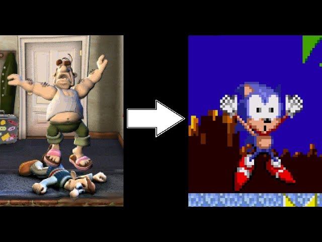 Не могу пройти эпизод Отъезд В режиме Соника