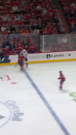 Into the Canadiens bench!