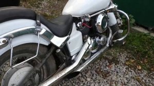 Выхлоп Yamaha drag star 400.