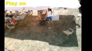 Приколы на съемках фильма. У артиста сдуло шляпу!On the film failed double hat blоwn off!