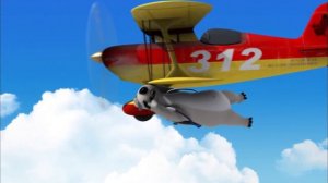 Бернард учиться летать HD 1080