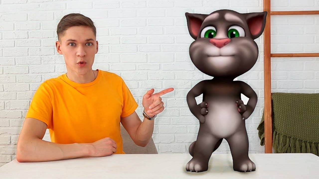 Говорящий Кот Том в Реальной Жизни - Сборник Видео с Котом Томом