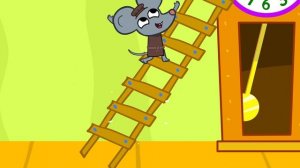 Hickory Dickory Dock Song | Детские Песни и Вечеринка | Kit and Kate - Nursery Rhymes Russian