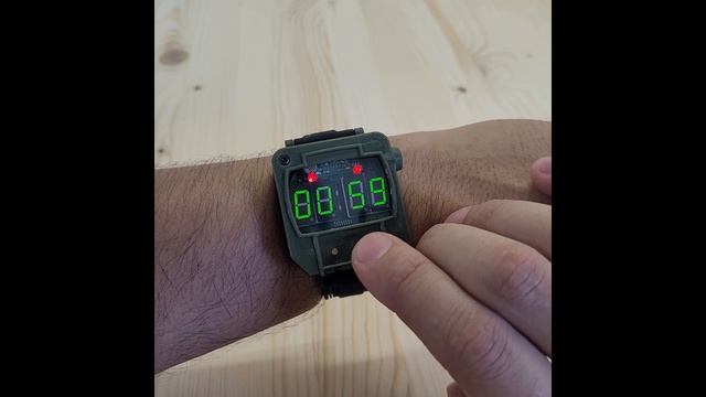 Watch/Часы "76" (GG) #watch #handmade #fallout #pipboy #пипбой #craft
