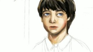 I draw Harry Potter. Рисую Гарри Поттера.