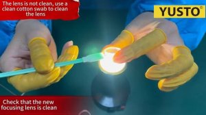 FWH30-D10C Чистка фокусирующей линзы  #сварка