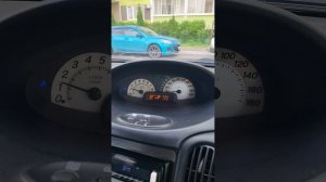 Прогревочные обороты на Тойоте Функарго.