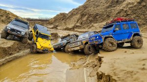 🚙💥 Глиняный Ад! Лебедки vs Липкая Грязь — Спасение 10+ RC Машин! (Экстрим для Всех!)