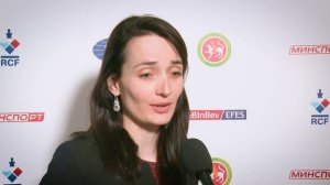 2019 Турнир претенденток. 12 тур. Интервью с Екатериной Лагно.